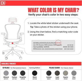 img 1 attached to Herman Miller Aeron Chair Headrest - Engineered Now Original (Classic H3, Zinc)