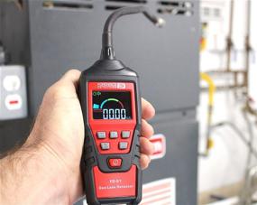 img 3 attached to Forensics Gas Leak Detector: 2021 Design, 10ft Drop 🔍 Test, Detects Natural Gas, Methane, and Combustibles. Vibrant RED Color!
