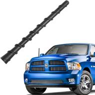 📻 enhance fm/am reception with vofono antenna for dodge ram 1500 2009-2020 - 6.5 inch rubber replacement logo