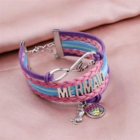 img 2 attached to HOLLP Mermaid Infinity Bracelet Bracelet 2