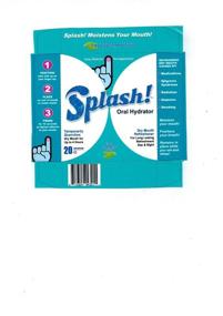 img 1 attached to 💧 Splash - Oral Hydrator: Mint Refreshment and Dry Mouth Relief. Moisturizes and Refreshes for up to 4 Hours (20 Count)
