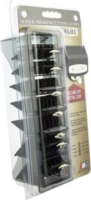 img 3 attached to Wahl Professional Premium Black Cutting Guides - 1/8” to 1” - Fits All Full Size Wahl Clippers (Excluding Detachable Blade Clippers) - Pack of 8