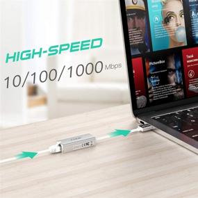 img 3 attached to 💻 High-Speed USB 3.0 Ethernet RJ45 LAN Network Adapter - Windows & Mac Compatible