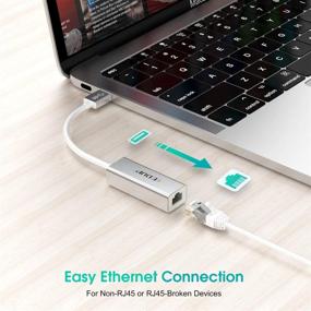 img 1 attached to 💻 High-Speed USB 3.0 Ethernet RJ45 LAN Network Adapter - Windows & Mac Compatible