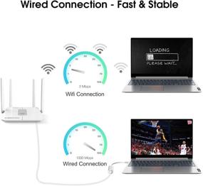 img 2 attached to 💻 High-Speed USB 3.0 Ethernet RJ45 LAN Network Adapter - Windows & Mac Compatible