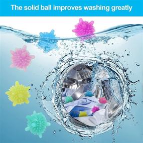 img 1 attached to 🐾 Reduce Pet Hair and Lint in Laundry with 34-Piece Pet Hair Remover & Washer Balls