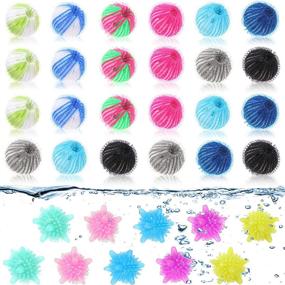 img 4 attached to 🐾 Reduce Pet Hair and Lint in Laundry with 34-Piece Pet Hair Remover & Washer Balls