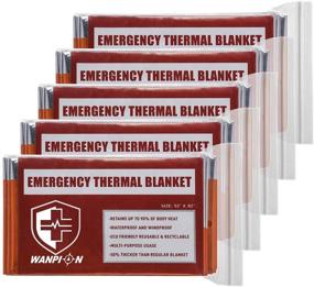 img 4 attached to 🌧️ Survival Waterproof Emergency Blankets: Reliable Occupational Health & Safety Products for Marathons and Emergency Response Equipment