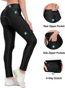 img 2 attached to Dasawamedh Womens Padded Pants Cycling Sports & Fitness