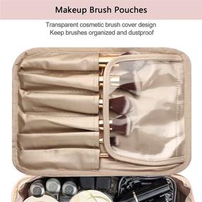 img 1 attached to 💄 Kayviex Cosmetic Waterproof Detachable Organizer: Staying Stylish and Organized Hassle-Free!