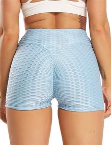 img 3 attached to 🍑 SEASUM Brazilian Textured Booty Leggings Shorts: Ultimate Anti-Cellulite Scrunch Butt Lift for Women's Workouts