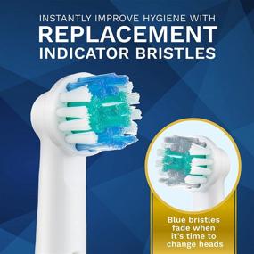 img 2 attached to 16-Pack Aster Replacement Toothbrush Heads for Oral-B Toothbrushes - Professional Electric Toothbrush Replacement Heads