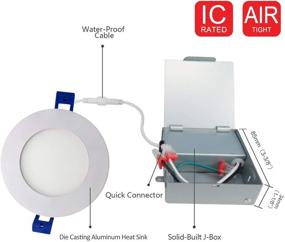 img 2 attached to JULLISON Junction Recessed Light with CRI80 Certification