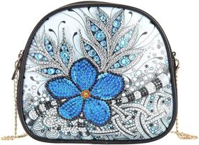 img 4 attached to Diamond Painting Crossbody Rhinestone Shoulder