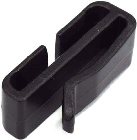 img 1 attached to 🎒 10 Pack of Black 2" Webbing Ending Clip Connect Buckles for Backpack Strap Adjustments