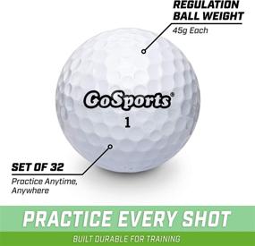 img 3 attached to 🏌️ GoSports All Purpose Golf Balls - 32 Pack with Tote Bag: Ideal for Play or Practice in White