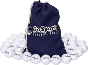 img 4 attached to 🏌️ GoSports All Purpose Golf Balls - 32 Pack with Tote Bag: Ideal for Play or Practice in White