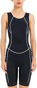 img 3 attached to 🏊 CATENA Women's Triathlon Suit - Padded One Piece Sleeveless Quick Dry Slimming Design for Racing, Cycling, Swim, and Run