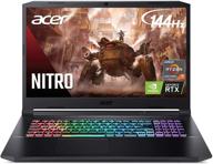 💻 игровой ноутбук acer nitro 5 an517-41-r0rz, amd ryzen 7 5800h (8-ядерный), nvidia geforce rtx 3060, 17,3-дюймовый full hd 144hz ips-дисплей, 16 гб ddr4, 1 тб nvme ssd, wifi 6, rgb-подсветка клавиатуры. логотип