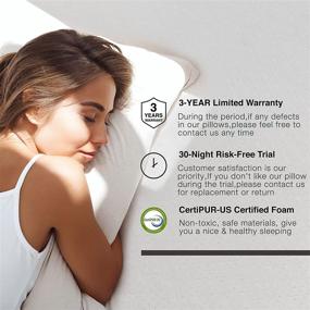 img 2 attached to 🛏️ Ultimate Cooling Comfort: Twin-Gel Memory Foam Mattress Topper - 3 Inch with Ventilated Washable Cover - Certified by CertiPUR-US