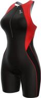 🏊 sparx women's core triathlon suit with integrated bra for cycling, swimming, and running - tri race suit logo