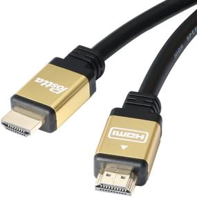 img 3 attached to 🔌 40 Feet Postta Ultra HDMI 2.0V Cable - 4K 2160P, 1080P, 3D, Audio Return & Ethernet Support (Golden) - 1 Pack