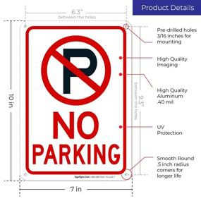 img 2 attached to 🌟 Aluminum UV Professional Graphics Easy Signs: Top-Grade Solution for Effective Visual Branding