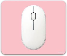 img 4 attached to 🖱️ Compact Pink Mini Mouse Pad - Eranova 5x6 Inches, Ultra Thick, Portable, Non-Slip Base, Washable Mouse Mat for Laptop, Wireless Mouse, Traveling, Office