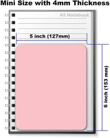 img 3 attached to 🖱️ Compact Pink Mini Mouse Pad - Eranova 5x6 Inches, Ultra Thick, Portable, Non-Slip Base, Washable Mouse Mat for Laptop, Wireless Mouse, Traveling, Office