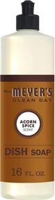 img 4 attached to 🍂 Mrs. Meyer's Clean Day Acorn Spice Dishwashing Liquid: Cruelty-Free Formula, 16oz Bottle