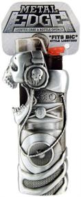 img 4 attached to Metal BIC Lighter Case - Stereo Skull: Lighter Protector, Bottle Opener, and More for Enhanced SEO