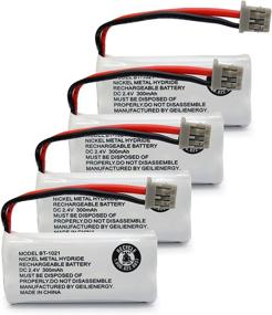 img 4 attached to 🔋 GEILIENERGY BT1021 BBTG0798001 Battery (Pack of 4) - Compatible with Uniden DECT 6.0 BT1008 BT-1021 BT1016 Cordless Phone