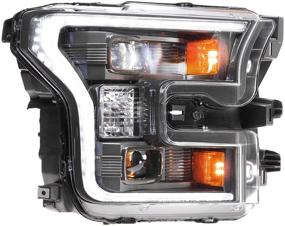 img 2 attached to Апгрейд герметичного галогенного фароучастка Morimoto XB Hybrid LED для Ford F150 2015-2017 | Заменяемая модель Plug and Play | Утвержденная DOT сборка с LED-фарами (подсветка высокой/низкой глубины), DRLs и линзы с ультрафиолетовым покрытием | LF550.