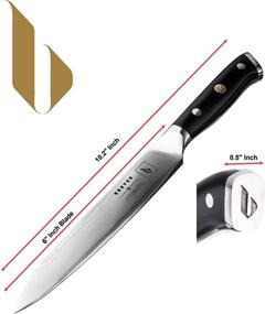 img 2 attached to Black Label Series BREVER Utility Knife - 6 Inches (152mm) - AUS-10V Vacuum Heat Treated