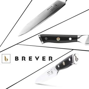 img 3 attached to Black Label Series BREVER Utility Knife - 6 Inches (152mm) - AUS-10V Vacuum Heat Treated