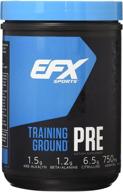 🔵 efx sports training ground pre workout powder, blueberry, 500g - boost your performance with this blueberry flavored pre workout supplement logo