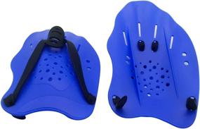 img 4 attached to HiQiGiBi Paddles Swimming Adjustable Straps