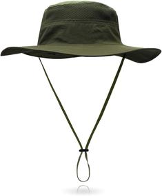 img 4 attached to 👒 Jane Shine Women's Outdoor Sun Hat - Bucket Hat for Sun Protection with Quick-Dry Mesh Cap & UPF 50+