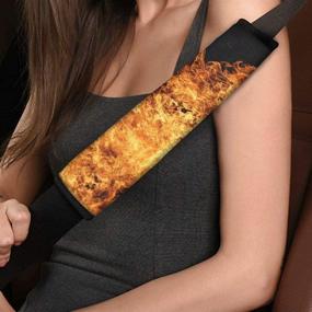 img 4 attached to Защитный плечевой автомобильный ремень Forchrinse Burning Seatbelt