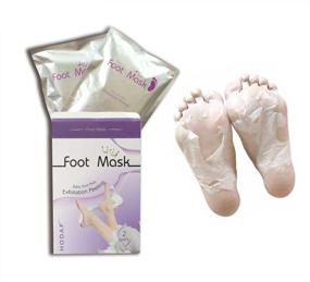 img 2 attached to 👣 AICHUN BEAUTY Foot Peel Mask - 2 Pack: Exfoliating and Softening Calluses, Dead Skin Cells, and Rough Heels for Silky Soft Feet