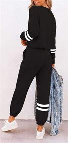 img 2 attached to ETCYY Women's Athletic Sweatsuit Jumpsuits for Track & Field Clothing