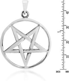 img 1 attached to AeraVida Inverted Pentagram Sterling Pendant