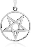 aeravida inverted pentagram sterling pendant logo