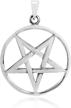 aeravida inverted pentagram sterling pendant logo