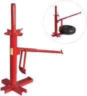 🔧 httmt portable tire changer machine for cars, trucks, and motorcycles - manual bead breaker, weights remover, lift stands - easy to use [p/n: us-et-tool004-red1] logo