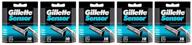 💈 gillette sensor blades: 50-blade pack - convenience in 5 x 10 or 10 x 5 packs logo