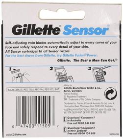 img 2 attached to 💈 Gillette Sensor Blades: 50-Blade Pack - Convenience in 5 x 10 or 10 x 5 Packs