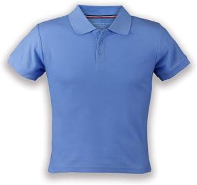 img 3 attached to 👔 Top-notch Short Sleeve Pique Uniform Boys' Clothing for a Classy Look