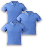 👔 top-notch short sleeve pique uniform boys' clothing for a classy look logo