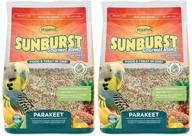 🐦 higgins 2-pack of sunburst gourmet blend parakeet food, 2 lbs each, enriched with protein egg food logo